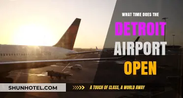 Detroit Airport Opening Hours: When Does DTW Start Operations?