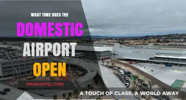 Domestic Airport Opening Hours: When Does It Start Operations?
