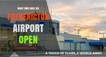 Fredericton Airport Opening Hours: When Does It Start Operations?