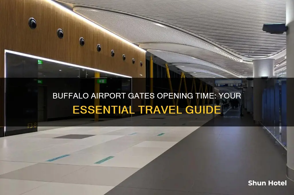 what time does the gates open at buffalo airport
