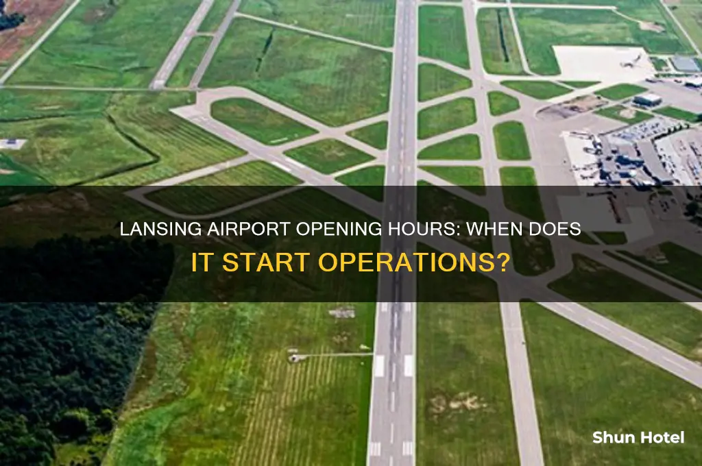 what time does the lansing airport open