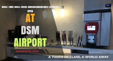 American Airlines DSM Airport Counter Opening Hours: What You Need to Know