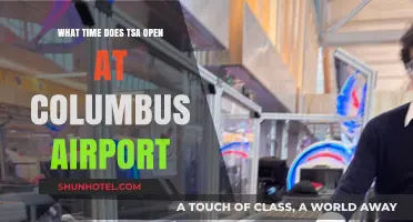 Columbus Airport TSA Hours: When Does Security Screening Begin?