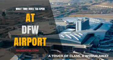DFW Airport TSA Hours: When Does Security Screening Begin?