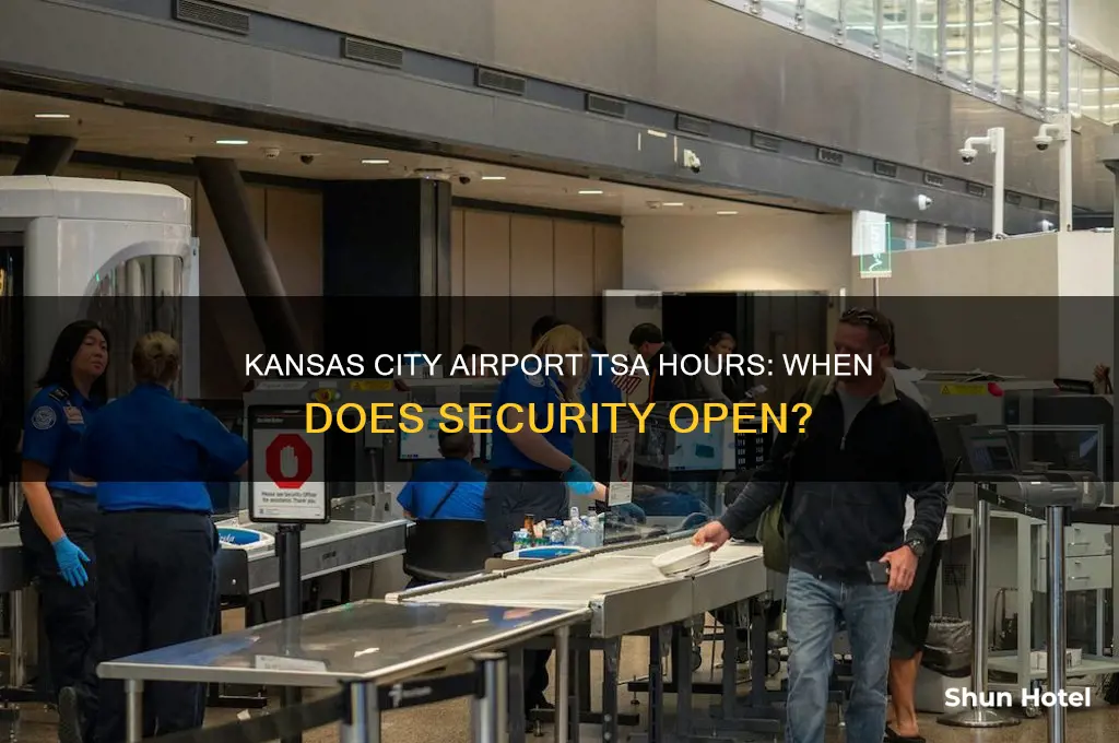 what time does tsa open at kansas city international airport