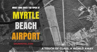 Myrtle Beach Airport TSA Hours: When Does Security Open?