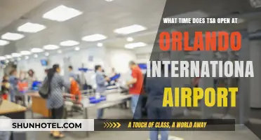 Orlando International Airport TSA Opening Hours: Your Complete Guide