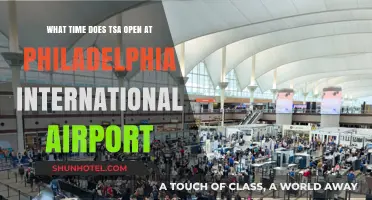 Philadelphia Airport TSA Hours: When Does Security Open?