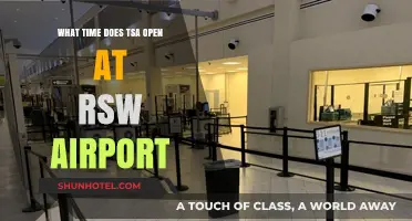 RSW Airport TSA Hours: When Does Security Screening Begin?