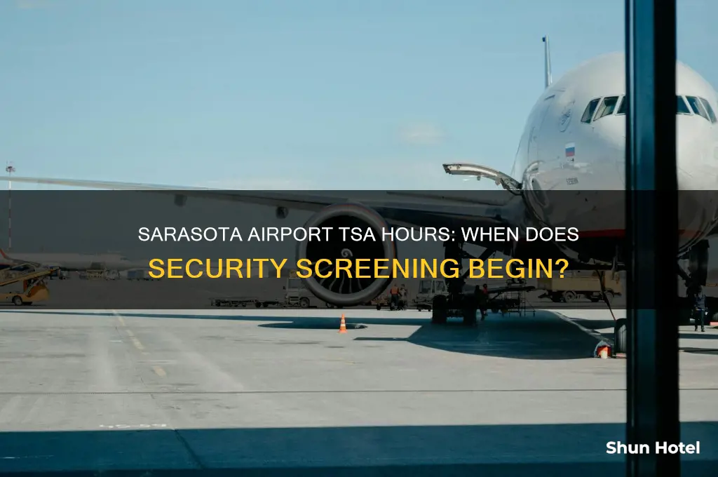 what time does tsa open at sarasota airport