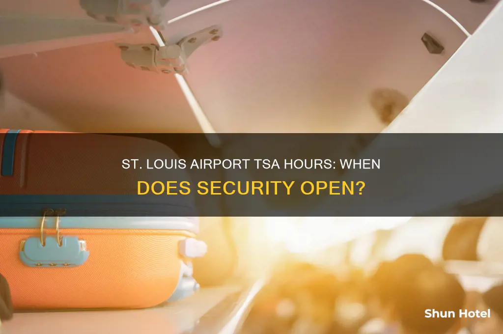 what time does tsa open at st louis airport