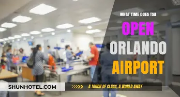 Orlando Airport TSA Hours: When Does Security Screening Begin?