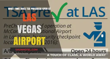 When Does TSA PreCheck Open at Las Vegas Airport?