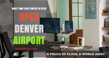 Denver Airport United 1K Desk Opening Hours: A Quick Guide