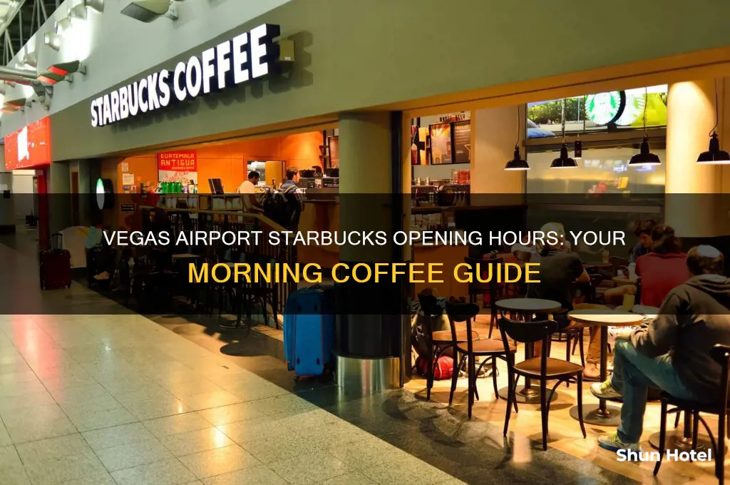 what time does vegas airport starbucks open