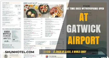 Wetherspoons Gatwick Airport Opening Hours: Your Early Morning Guide