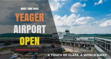 Yeager Airport Opening Hours: When Does It Start Operations?