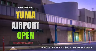 Yuma Airport Opening Hours: When Does It Start Operations?
