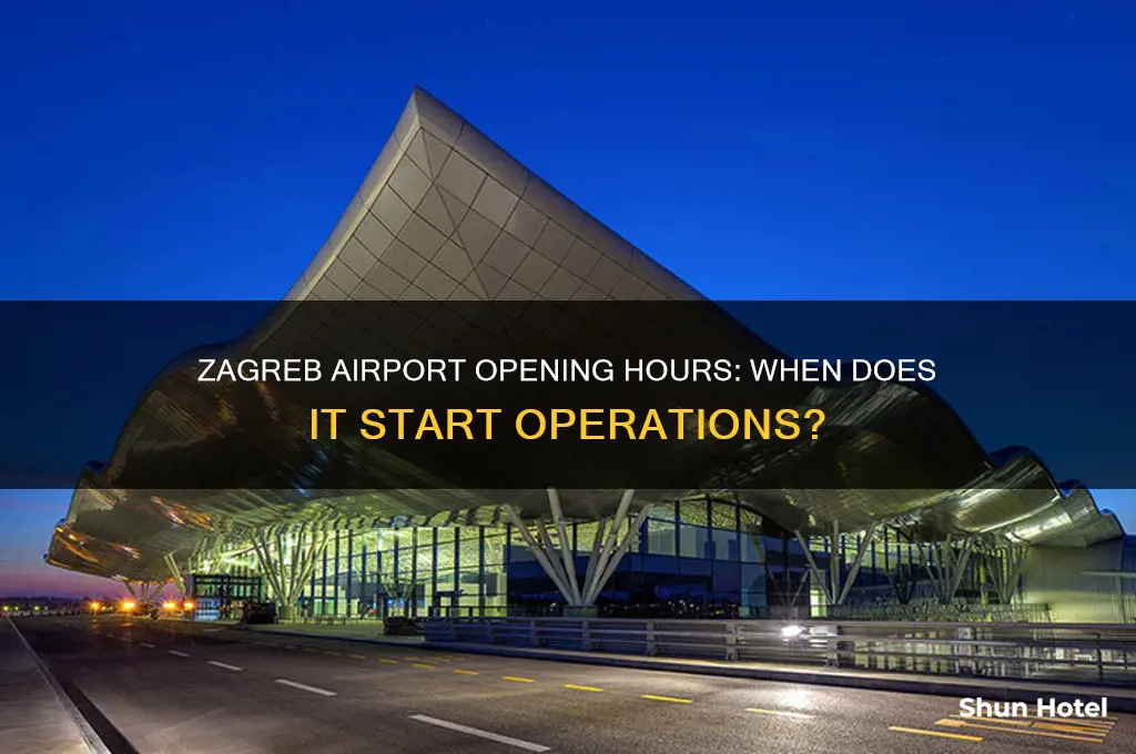 what time does zagreb airport open