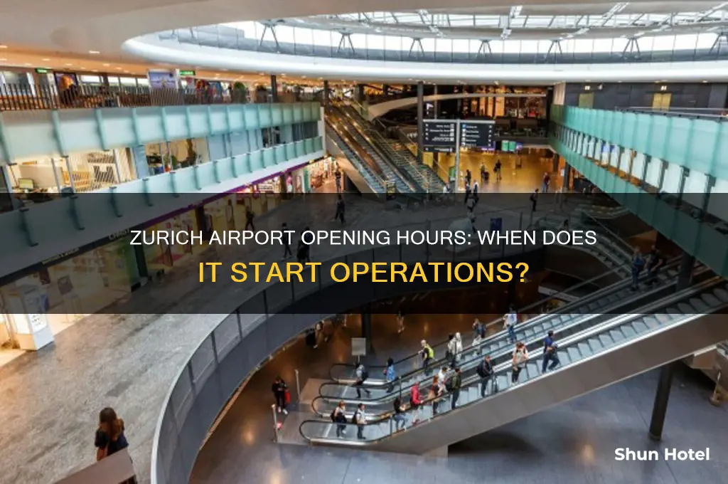 what time does zurich airport open