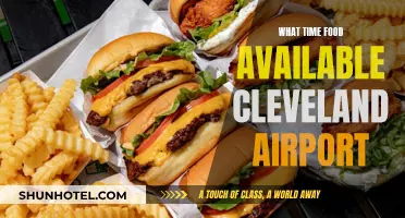 Cleveland Airport Food Availability: Timing is Everything