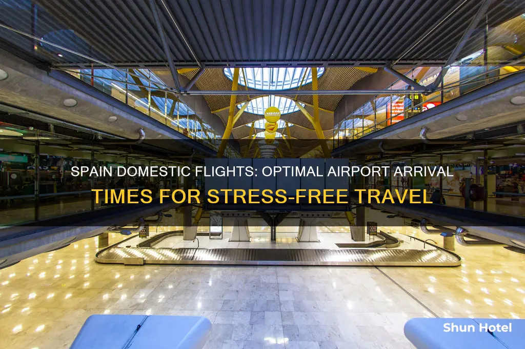 what time get to airport spain domestic