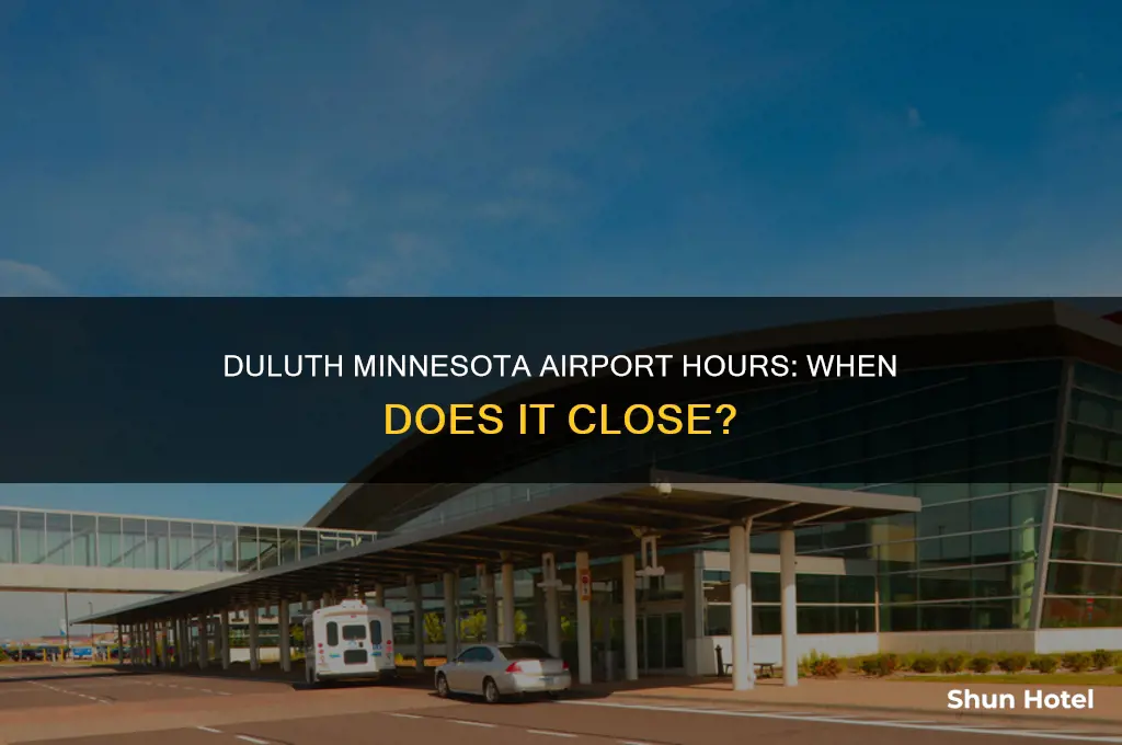 what time is duluth minnesota airport open until