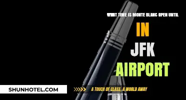 Monte Blanc JFK Airport Hours: Closing Time Guide for Travelers