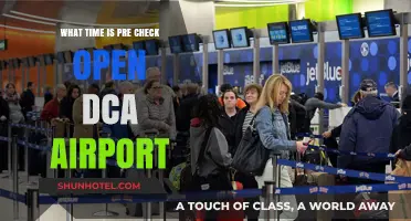 DCA Airport PreCheck Hours: When to Arrive for Smooth Screening