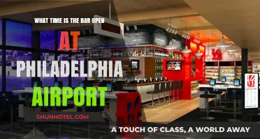 Philadelphia Airport Bar Hours: When Does It Open for Travelers?