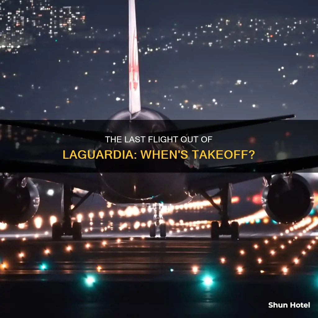 what time last plane can leave laguardia airport