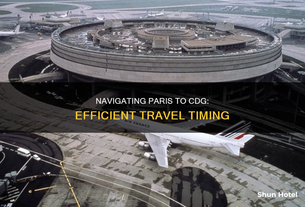 what time paris to cdg airport