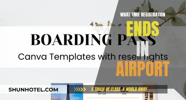Last Call for Flight Boarding: Airport Registration End Times