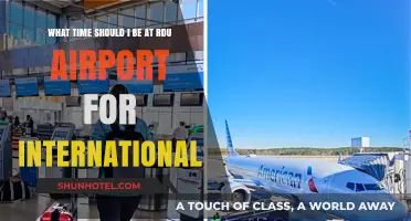 Best Time to Arrive at RDU for International Flights: A Guide