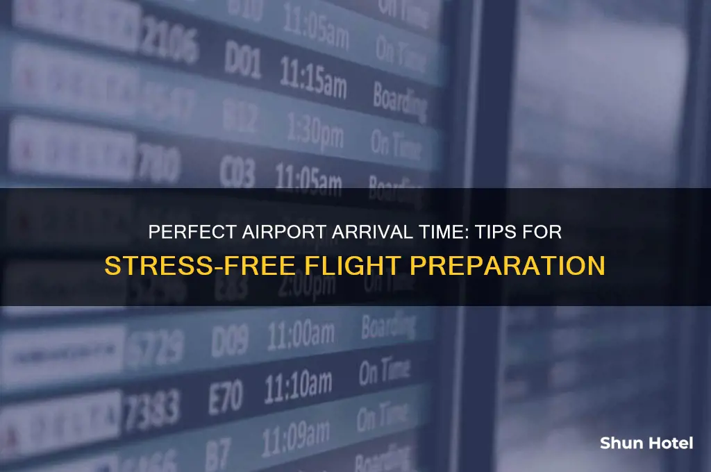 what time should i get to airport before flight