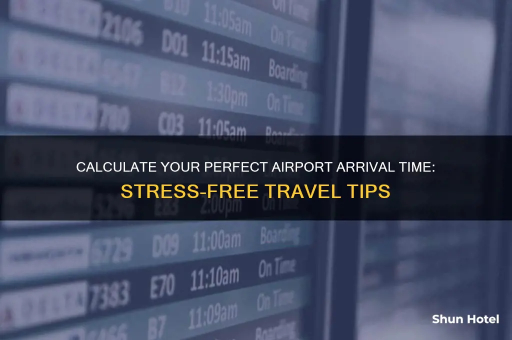what time should i get to airport calculator