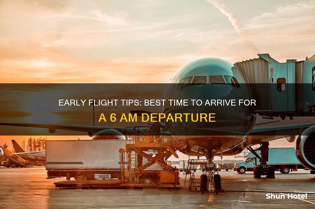 what time should i get to airport for 6am flight