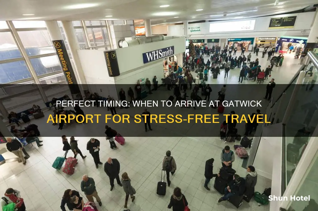 what time should i get to gatwick airport