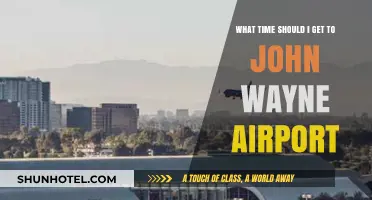 Best Time to Arrive at John Wayne Airport: A Travel Guide