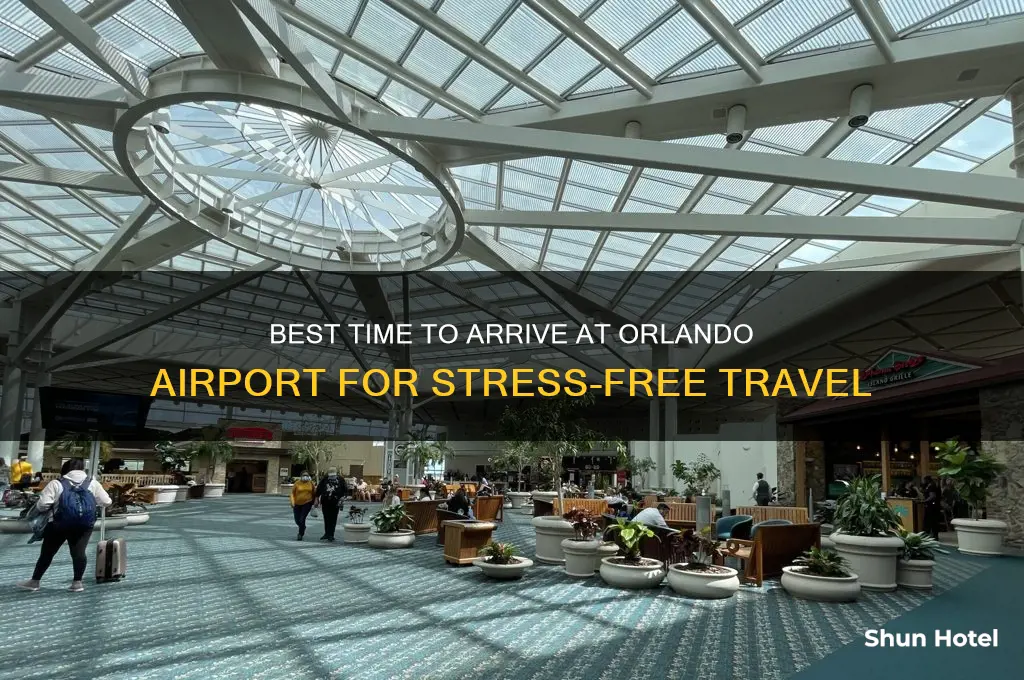 what time should i get to orlando airport