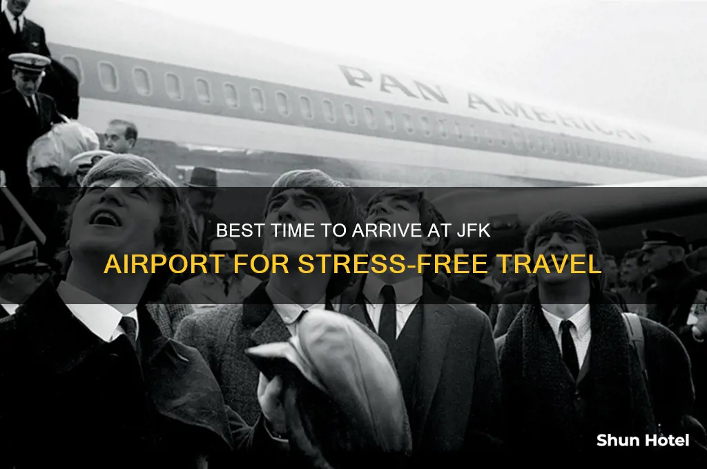 what time should i get to the airport jfk