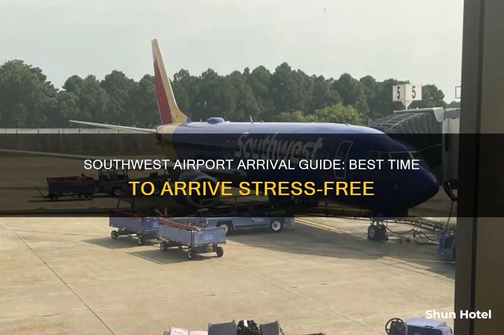 what time should i get to the airport southwest