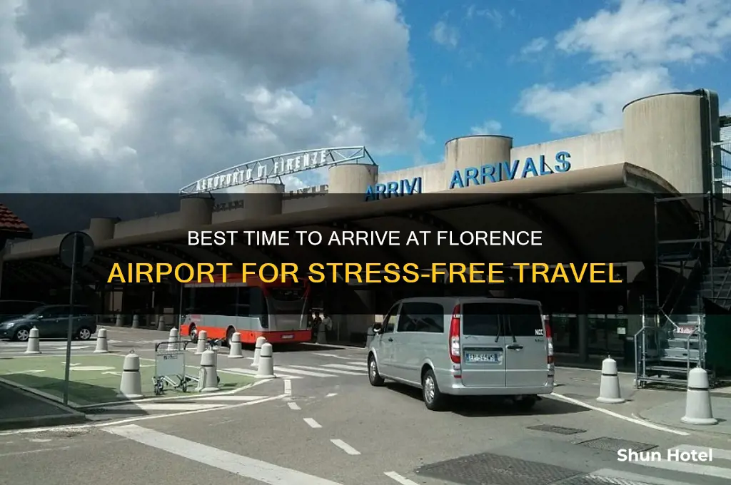 what time should i get to the florence airport