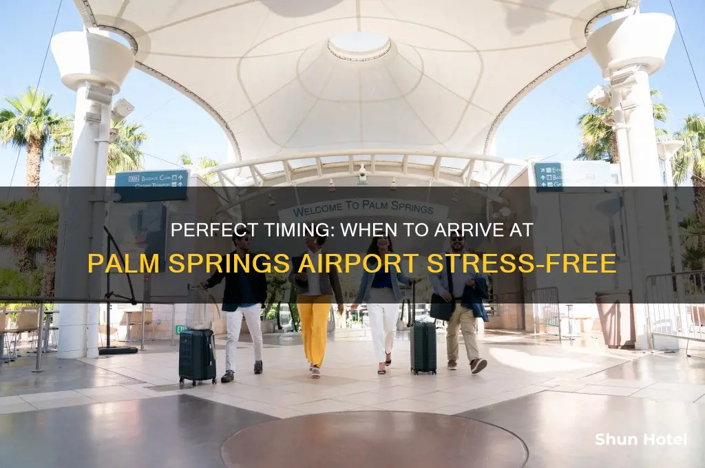 what time should you get to palm springs airport