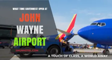 Southwest Airlines John Wayne Airport Opening Hours: Your Quick Guide