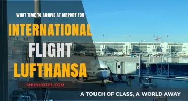 Lufthansa International Flights: Optimal Airport Arrival Time Guide