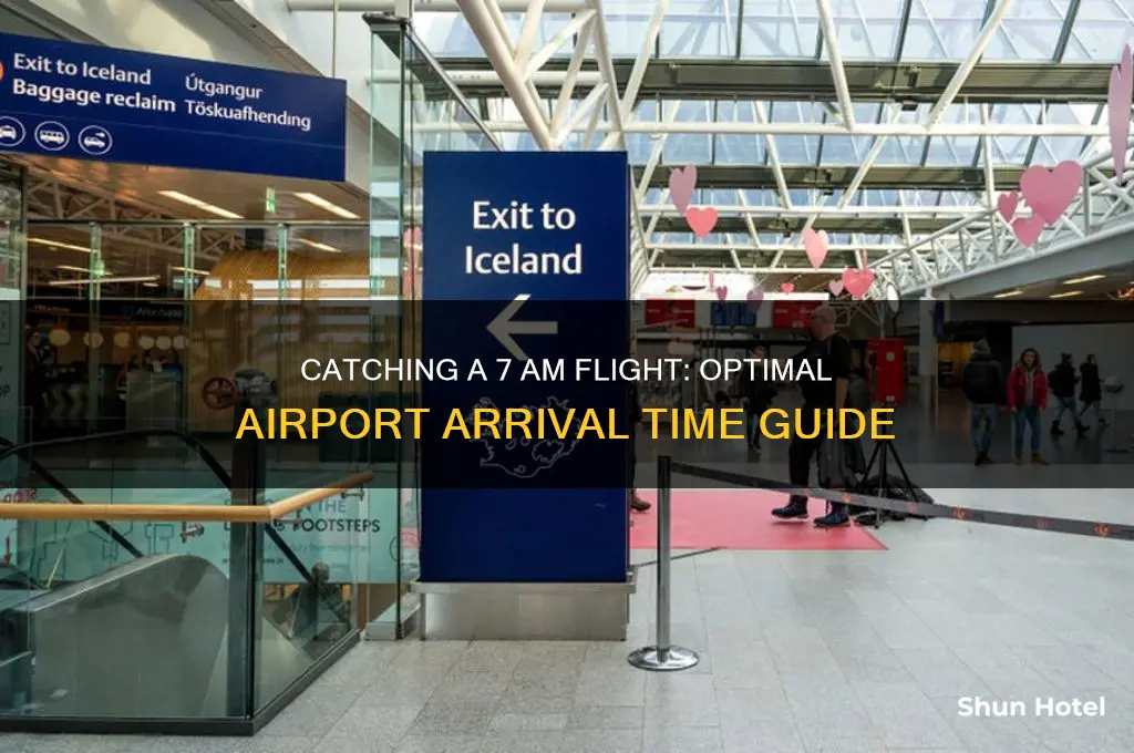 what time to get to airport for 7am flight