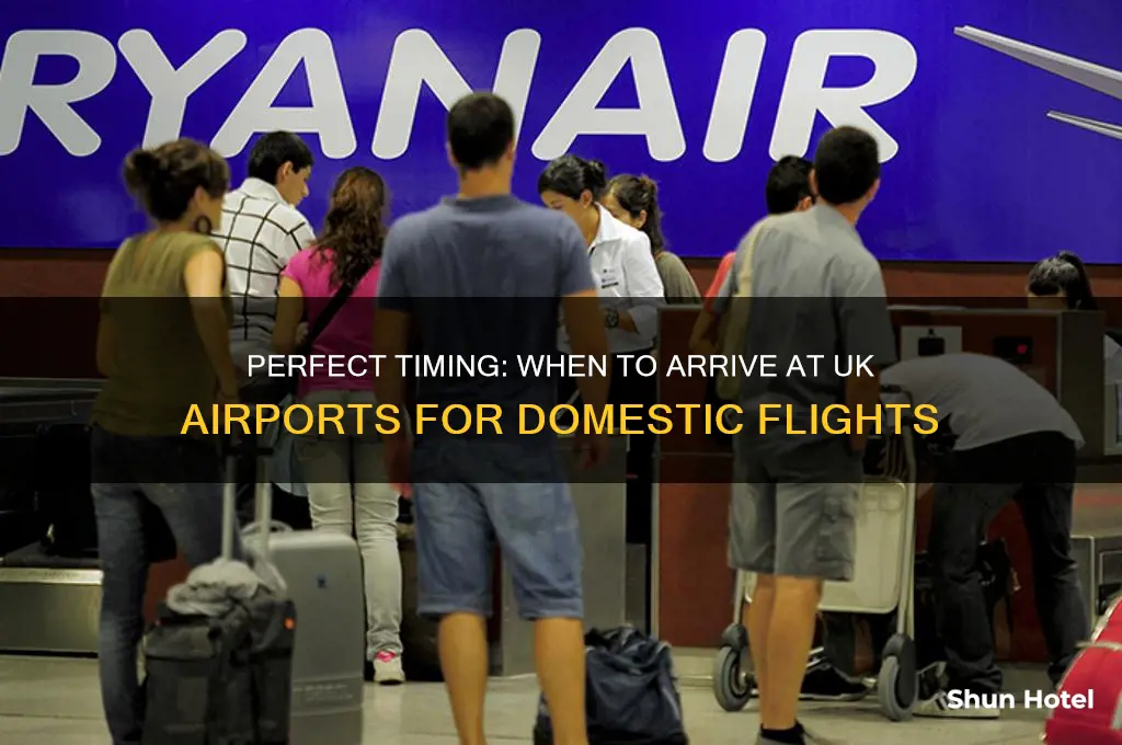 what time to get to airport for domestic flight uk