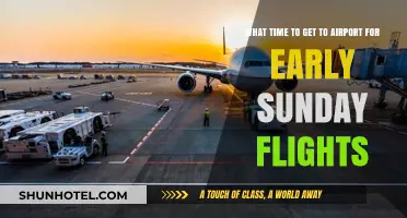 Sunday Flight Prep: Ideal Airport Arrival Times for Early Departures