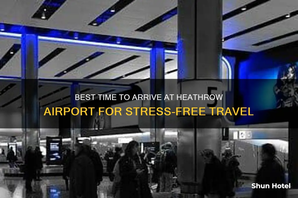 what time to get to airport heathrow